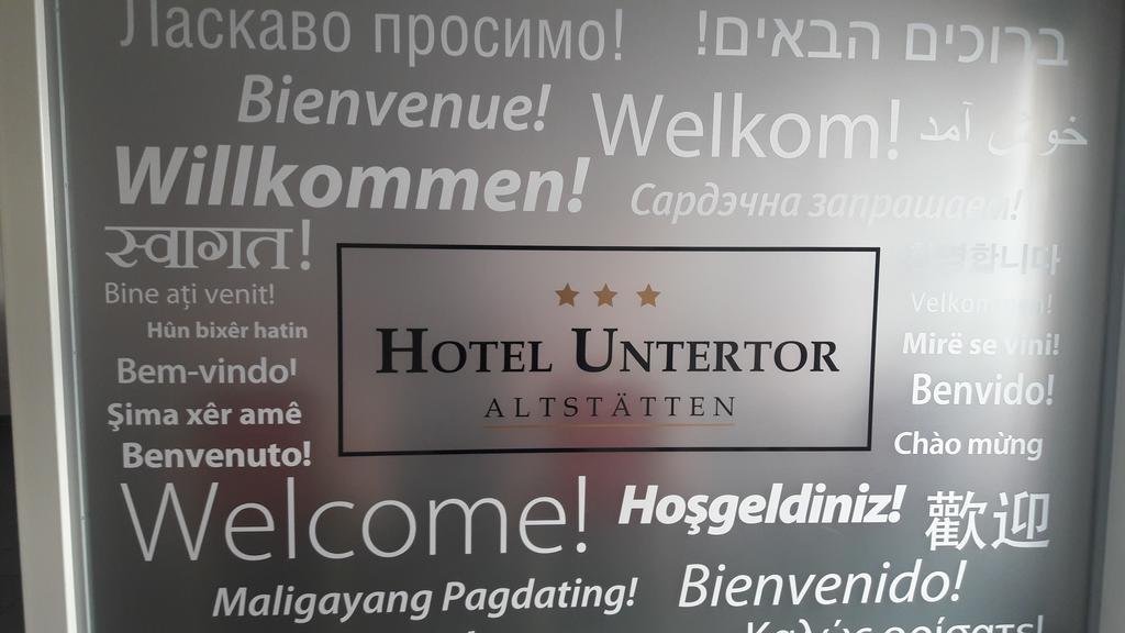 Hotel Untertor By Maier - Self-Check-In Altstatten Luaran gambar